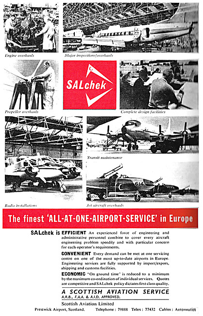 Scottish Aviation SALCheck Aircraft Maintenance                  