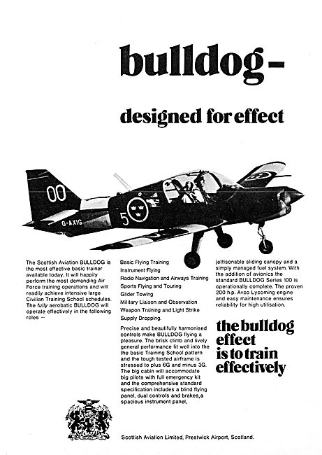 Scottish Aviation Bulldog                                        
