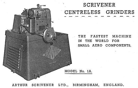 Scrivener Machine Tools - Scrivener Centreless Grinders          