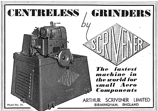 Scrivener Machine Tools - Scrivener Centreless Grinders          