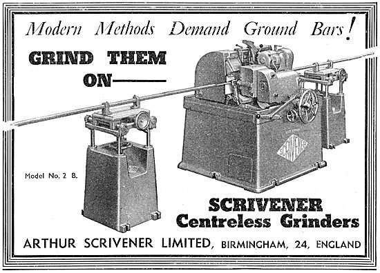 Scrivener Machine Tools - Scrivener Centreless Grinders          