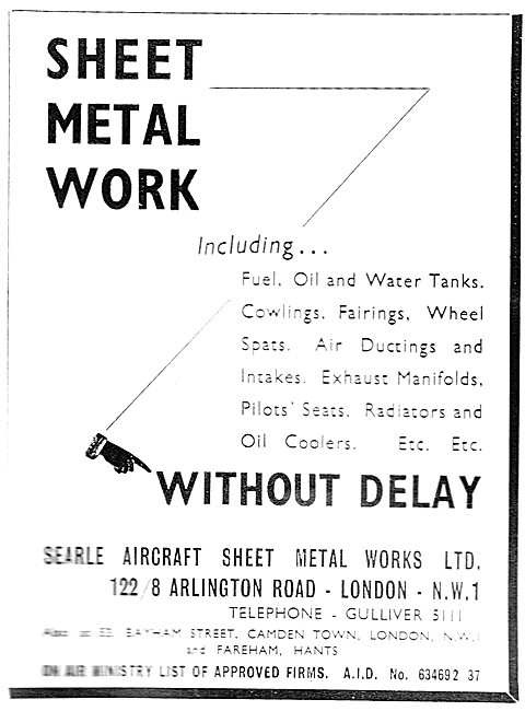 Searle Aircraft Sheet Metal Work                                 