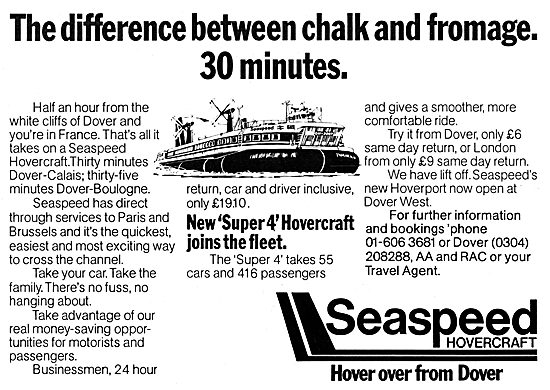 Seaspeed Hovercraft - Super 4 Hovercraft 1978                    