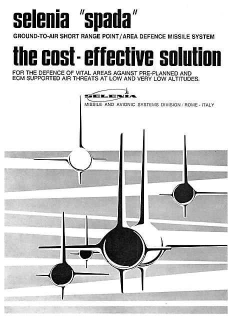 Selenia Spada Area Defence Missile System                        
