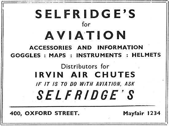 Selfridges Aviation Department                                   