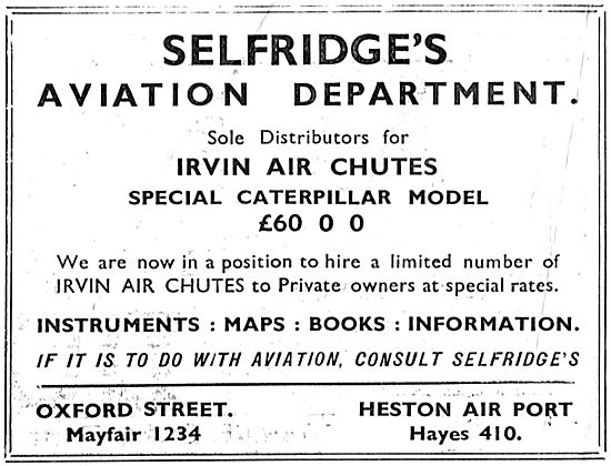 Selfridges Aviation Department                                   