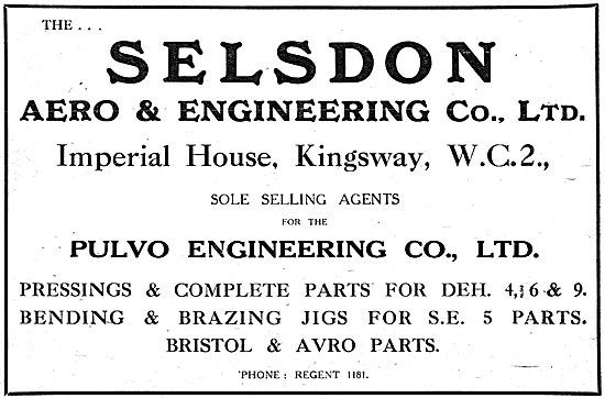 Selsdon Aero & Engineering - Aeronautical Engineering - Pulvo    