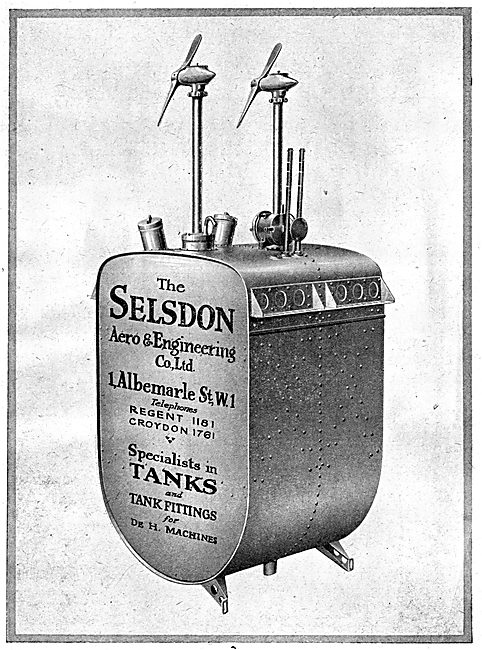 Selsdon Engineering - Aircraft Fuel Tanks                        