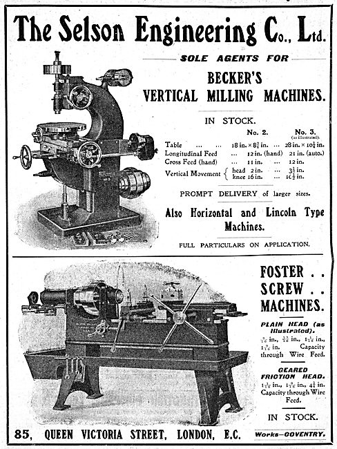 Selson Engineering - Engineering Machinery & Machine Tools       