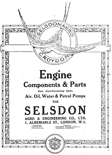 Selson Engineering Croydon  - Aero Engine Components & Parts     