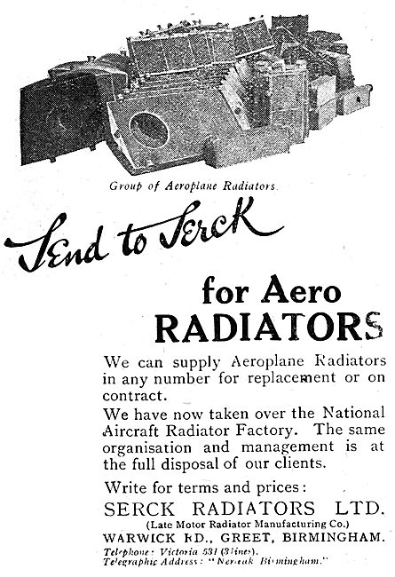 Serck Aero Radiators                                             