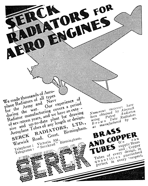 Serck Aero Engine Radiators                                      
