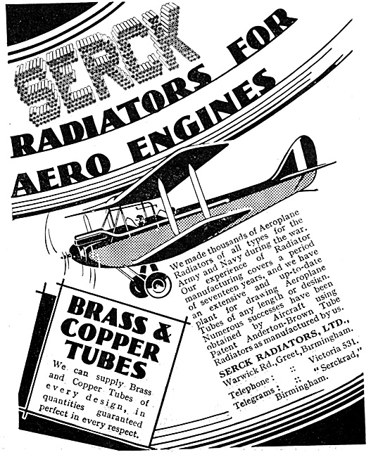 Serck Aero Engine Radiators                                      