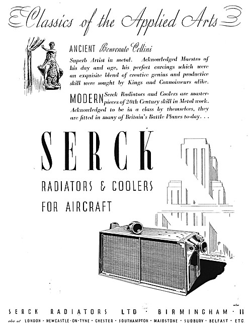 Serck Radiators & Coolers For Aircraft                           