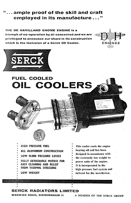Serck Fuel Cooled Oil Coolers                                    