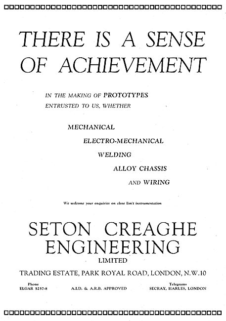 Seton Creaghe Engineering. - Prototyping                         