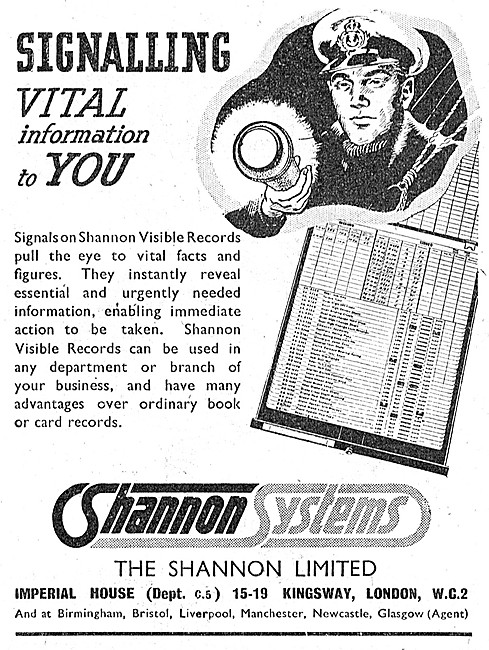 Shannon Visible Records Fling Systems                            
