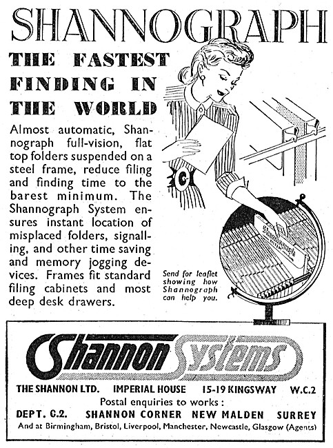 Shannon Visible Records Fling Systems SHANNOGRAPH                