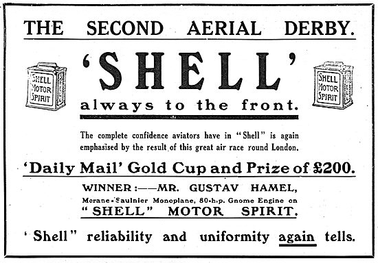 Shell Aviation Spirit Triumphant At The Second Aerial Derby      
