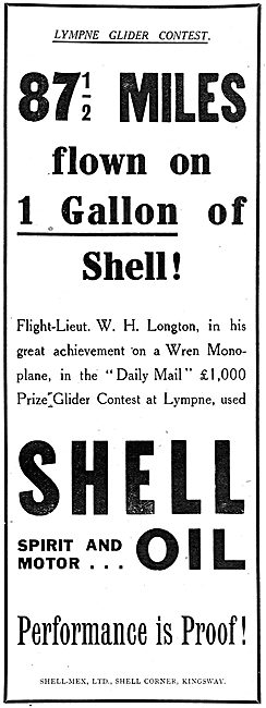 87.5 Miles Flown On One Gallon Of Shell!                         