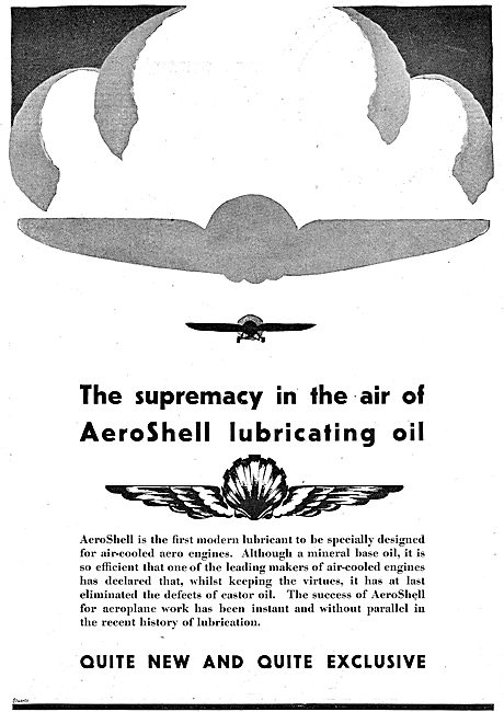 The Supremacy Of Shell: AeroShell Lubricating Oil                