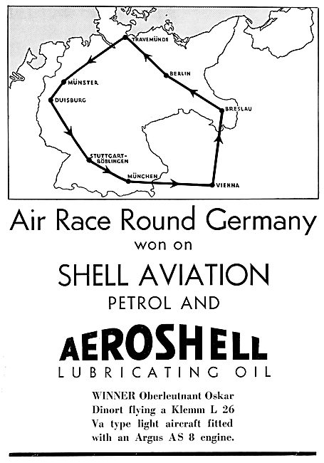 Shell Aeroshell Oil 1931                                         