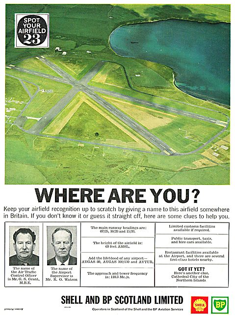 Shell Mex & BP: Spot Your Airfield Series No 23.                 