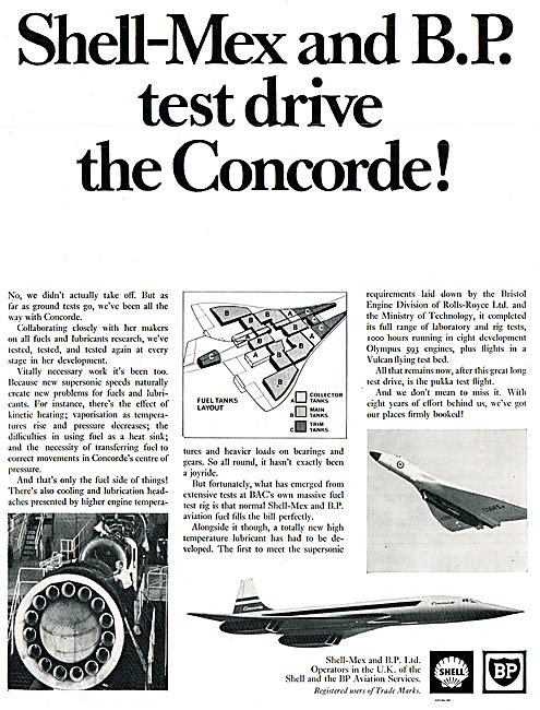 Shell Mex & BP Test Drive The Concorde!                          