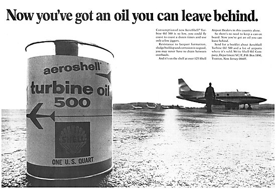Shell Aviation Fuels & Lubricants  - AeroShell Turbine Oil 500   