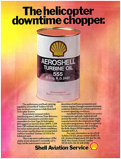 Shell Aeroshell Turbine Oil 555                                  