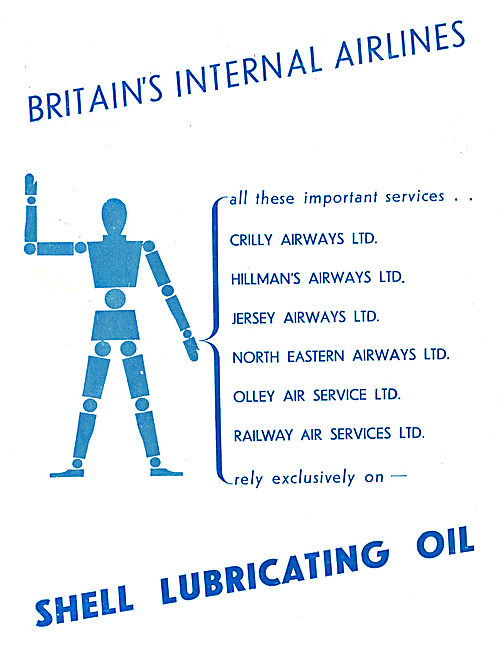 Aeroshell Oil Preferred By Britain's Internal Airlines           