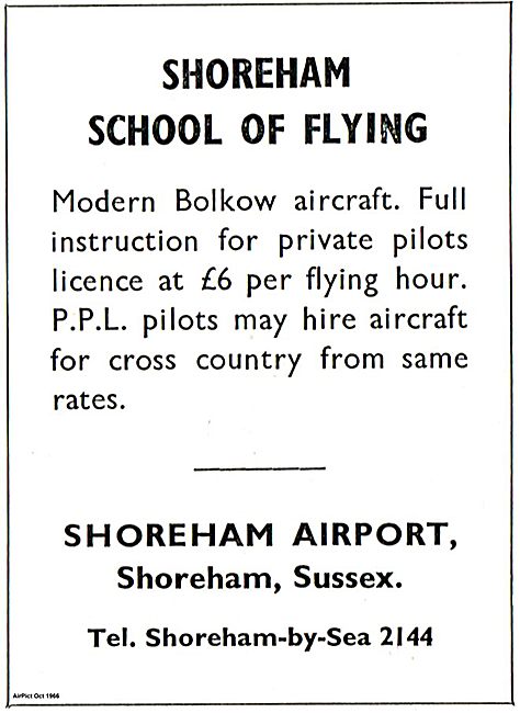 Shoreham School Of Flying                                        