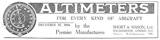 Short & Mason Flight Instruments                                 