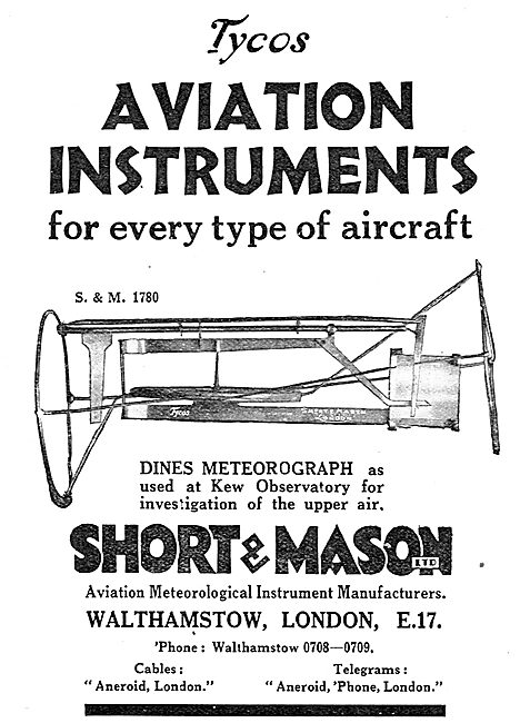 Short and Mason Dines Meteorograph                               