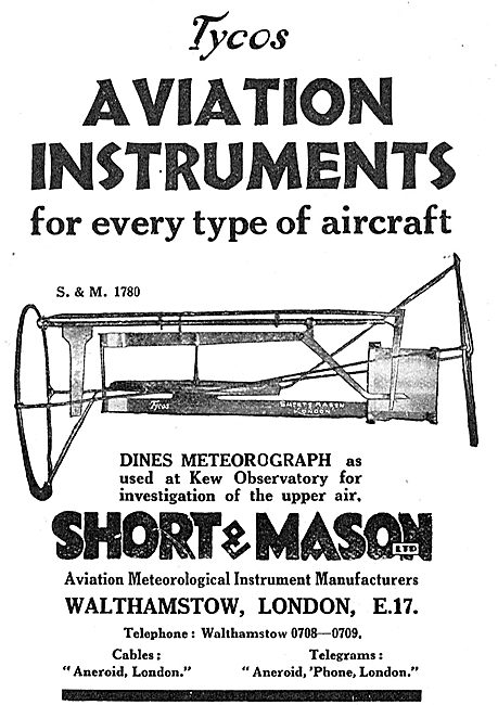 Short & Mason Dines Meteorograph                                 