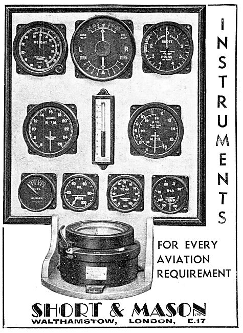 Short and Mason Aircraft Instruments                             