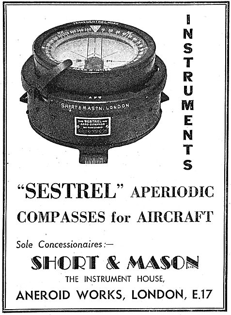 Short and Mason Sestrel Aperiodic Compass                        