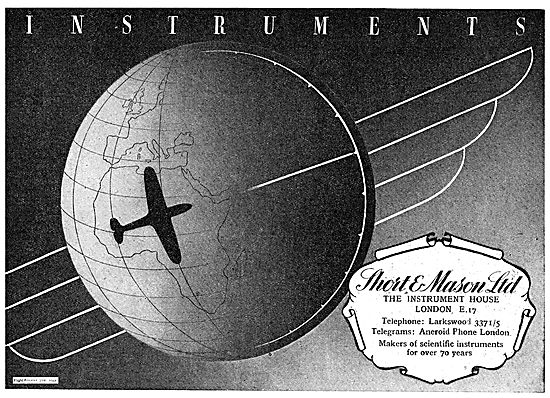 Short and Mason Instruments For Aircraft                         