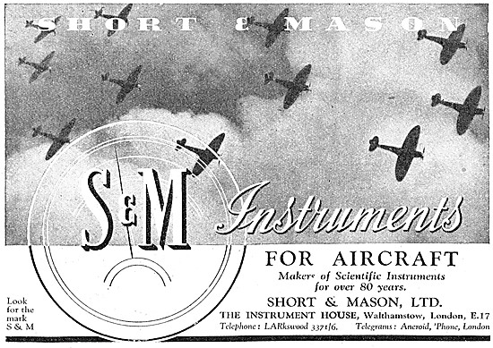 Short and Mason Aircraft & Scientific Instruments                