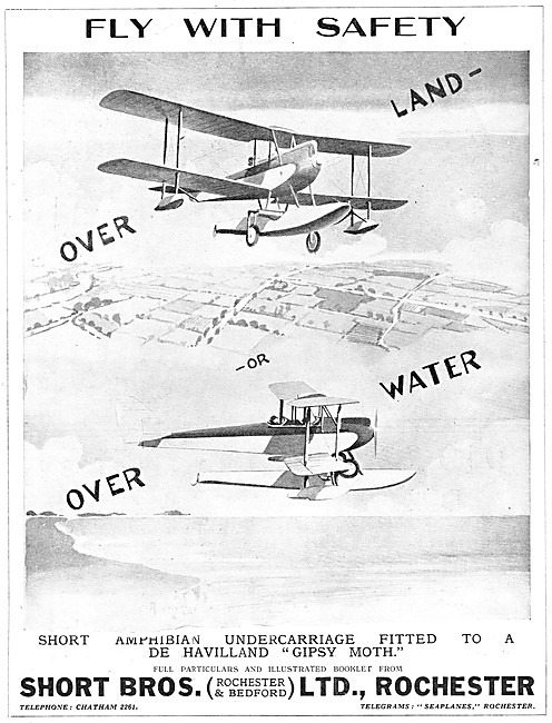 Short Brothers Aircraft Floats & Amphibian Undercarriages        
