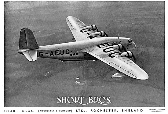 Short Empire Flying Boat Corinna Of Imperial Airways             
