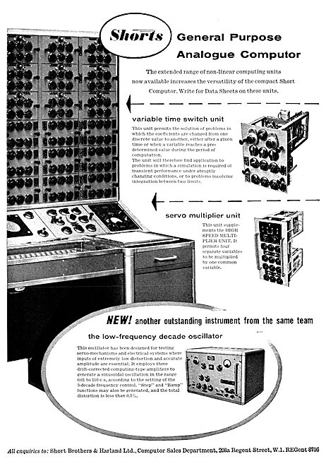 Short Brothers & Harland - Analogue Computer                     