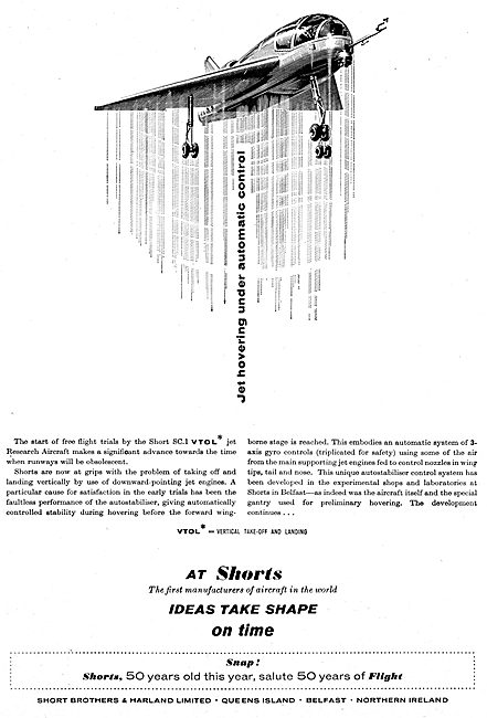 Short SC1 & VTOL Research                                        