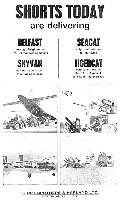 Short Aircraft & Missiles 1967 - Shorts Aircraft                 
