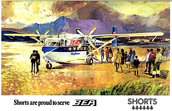 Short Skyliner BEA 1972 - Short Skyvan                           