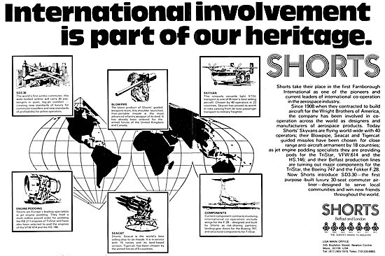 Shorts Leaders In The Aerospace Industry                         