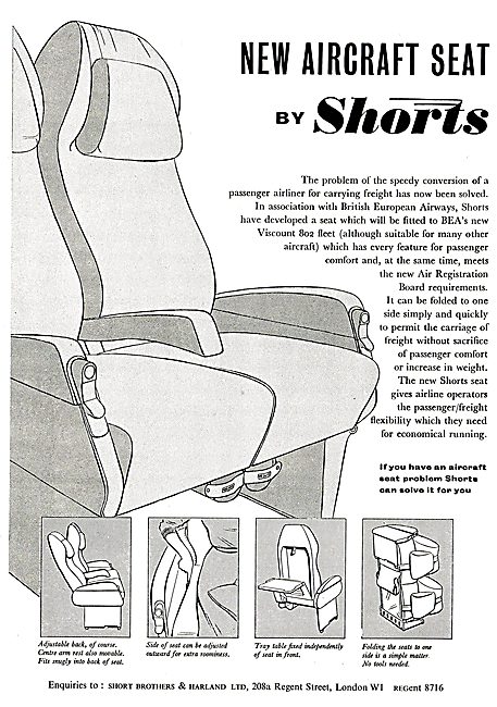 Shorts Aircraft Seats                                            