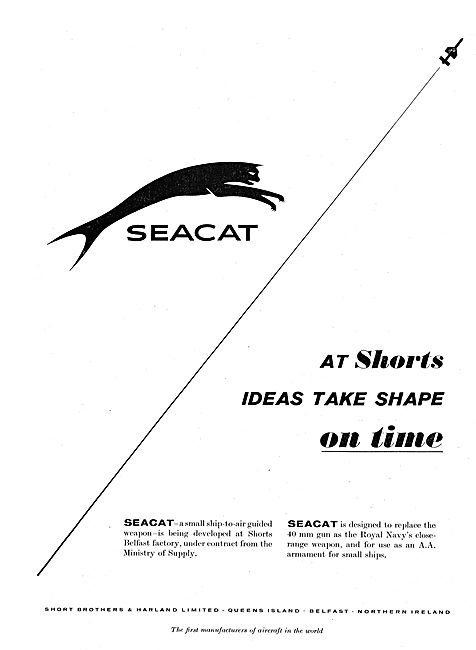 Short Seacat Ship-To-Air Guided Weapon                           