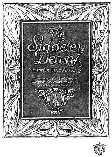 The Siddeley-Deasy Motor Car Co Coventry. Aircraft & Aero-Engines