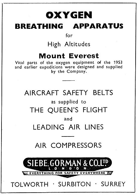 Siebe Gorman Safety Equipment, Oxygen Equipment & Instruments    